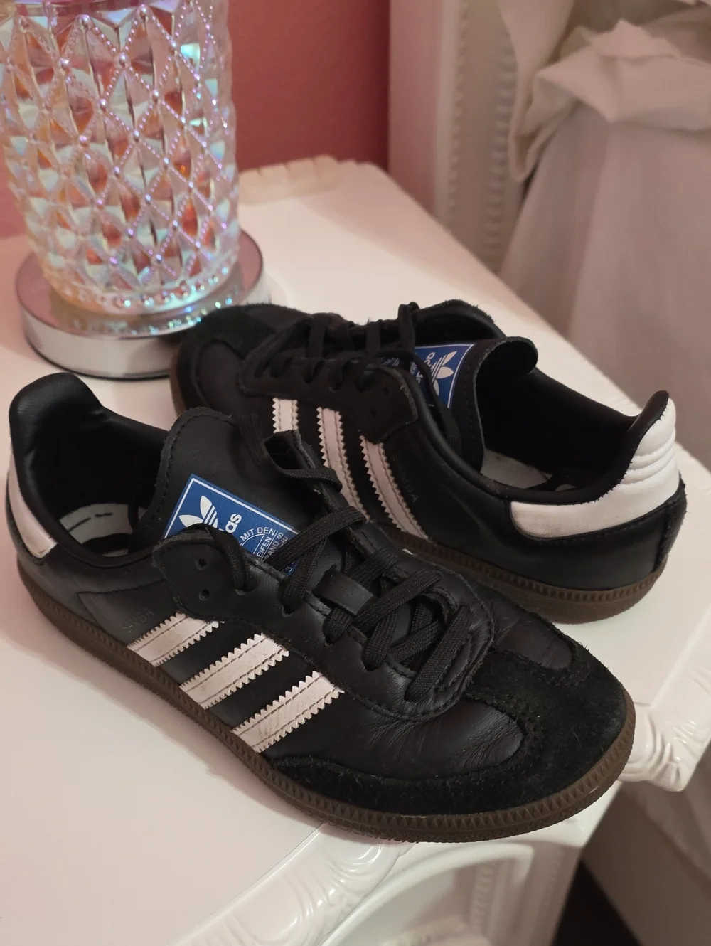 adidas Kids Black and White Classic Sneakers